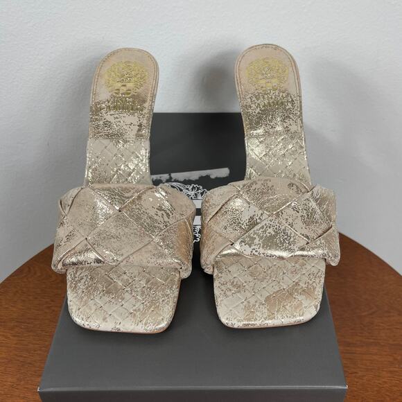 Vince Camuto Gold Sandals - Picture 2 of 9